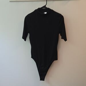 H&M Black Turtleneck Sweater Ribbed Knit